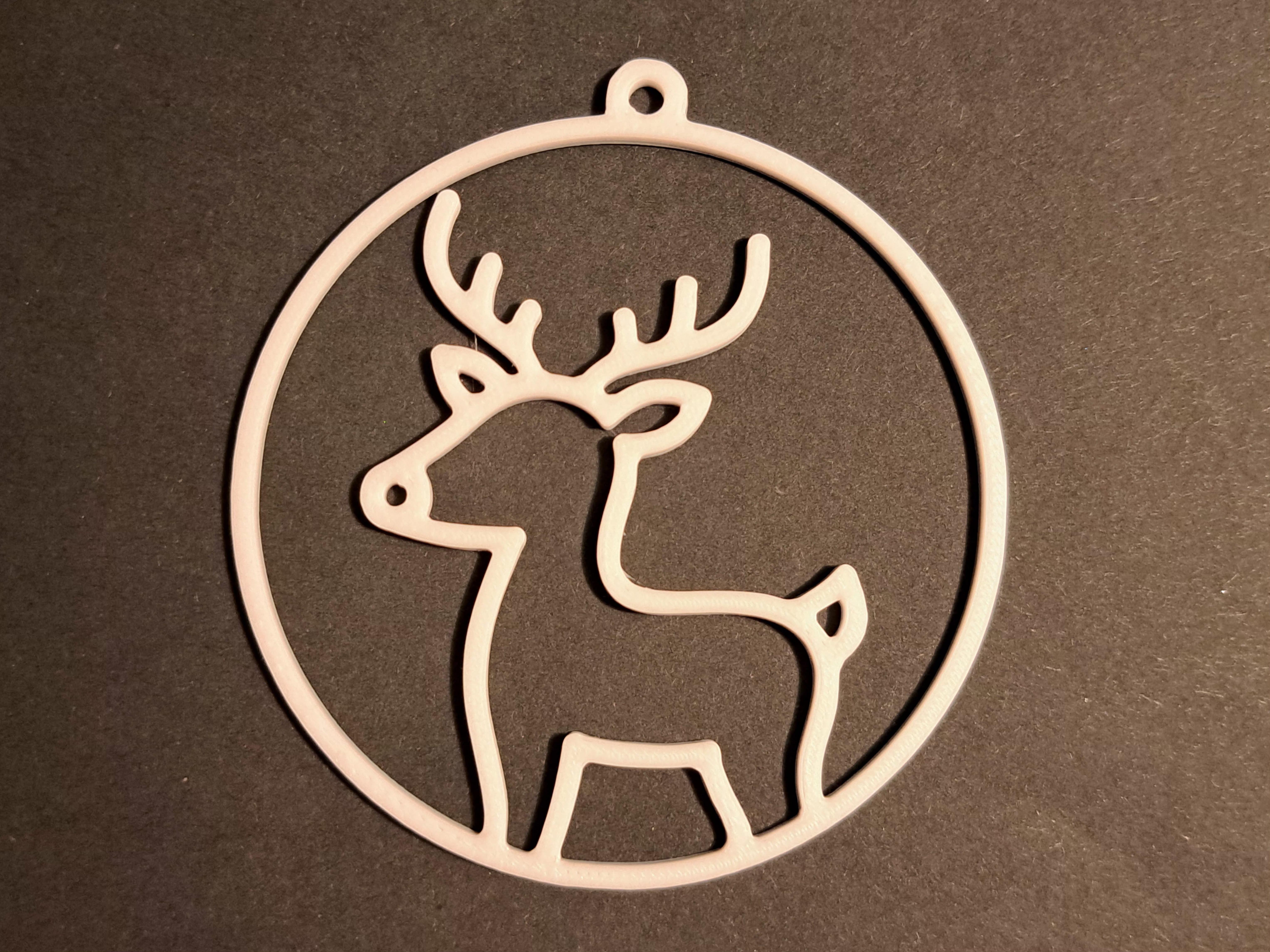 Reindeer - Christmas Tree Ornament - zdjęcie 1
