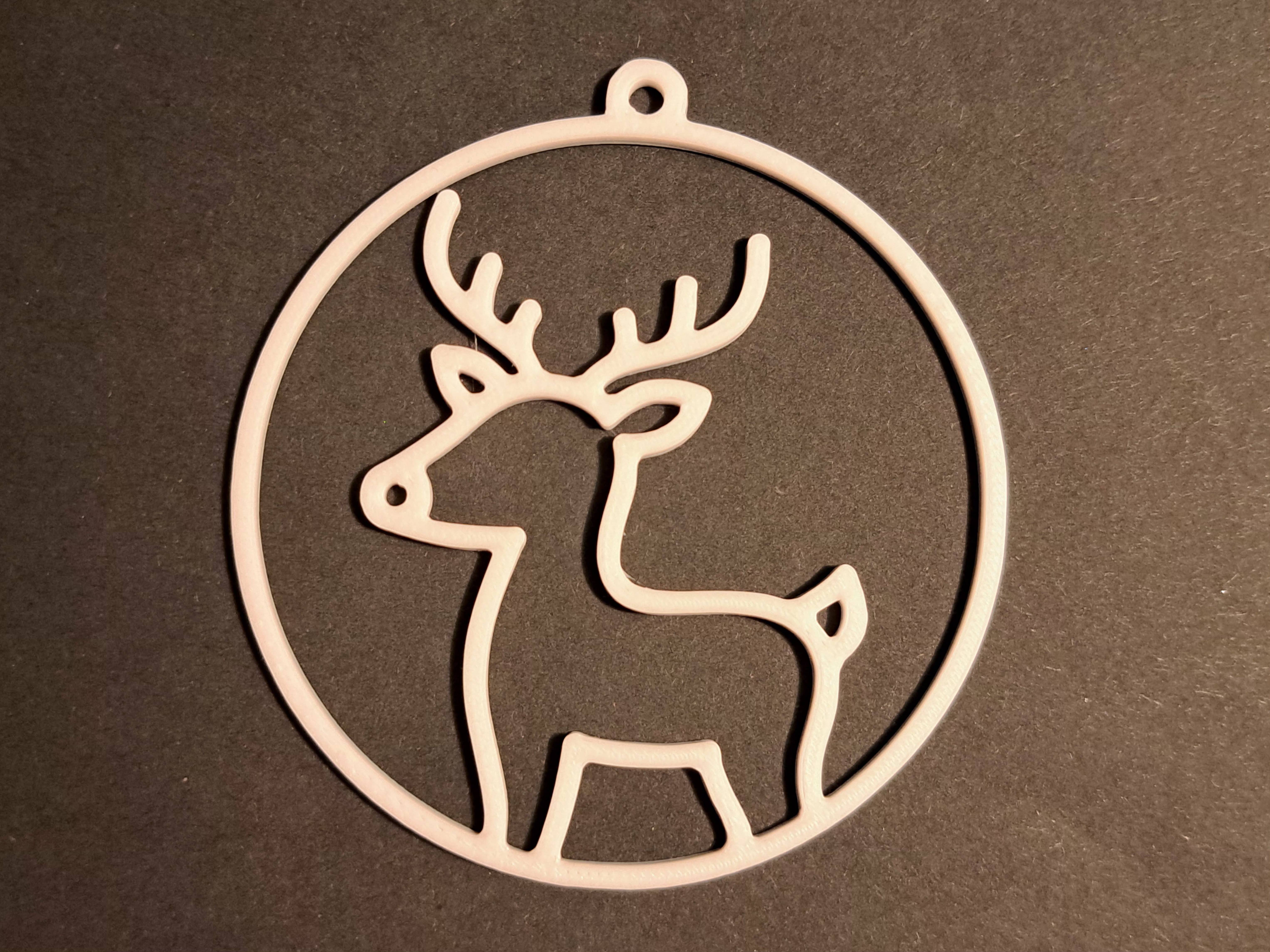 Reindeer - Christmas Tree Ornament - image